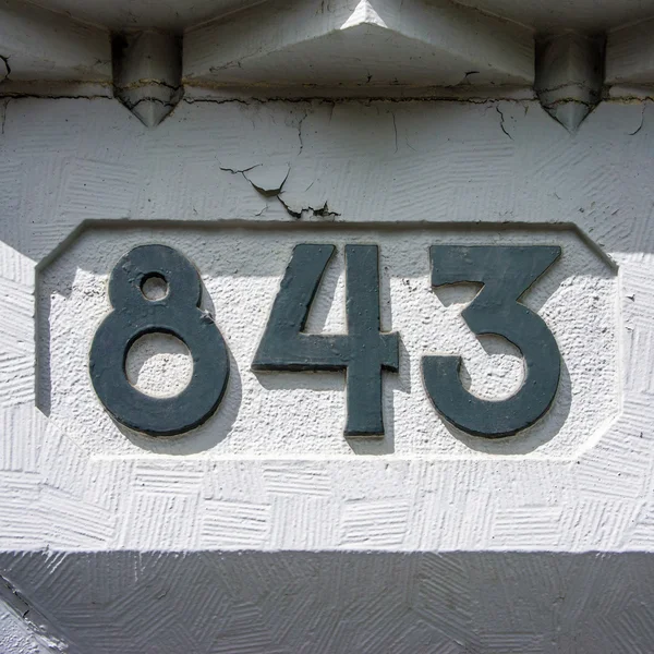 Numer domu 843 — Zdjęcie stockowe