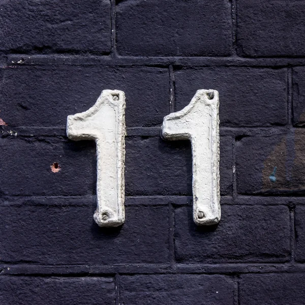Hausnummer 11 — Stockfoto