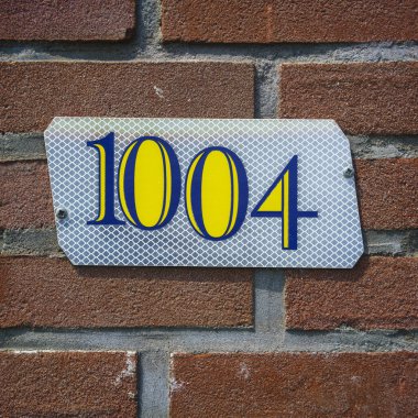 Ev numarası 1004