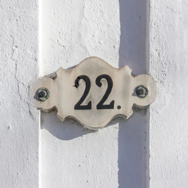 House number  22 — Stock Photo, Image