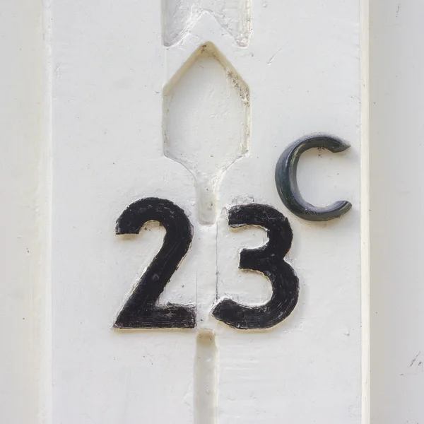 House number  23c — Stock Photo, Image