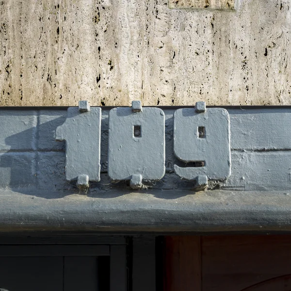 Ev numarası 109 — Stok fotoğraf