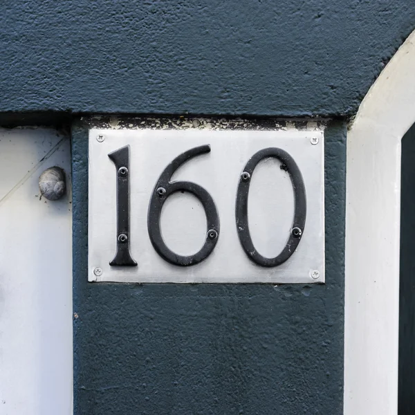 Ev numarası 160 — Stok fotoğraf