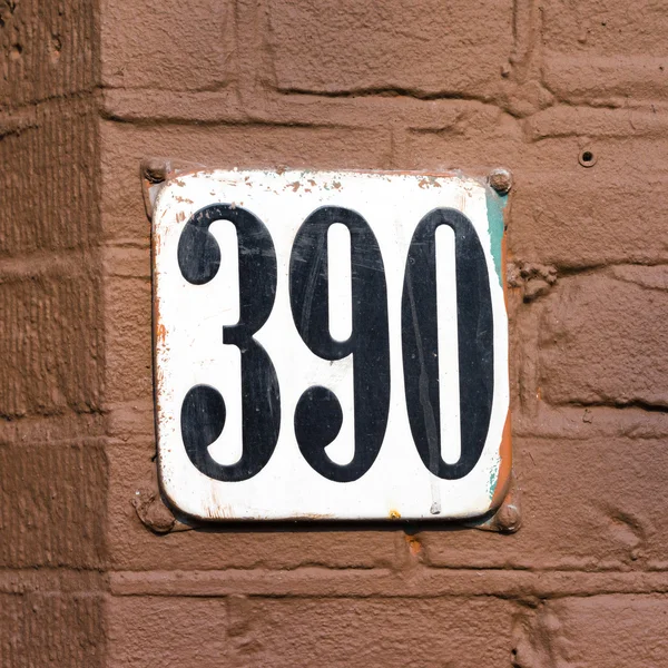 House number  390 — Stock Photo, Image