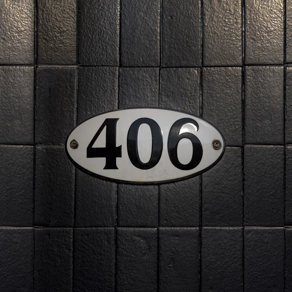 House number  406 — Stock Photo, Image