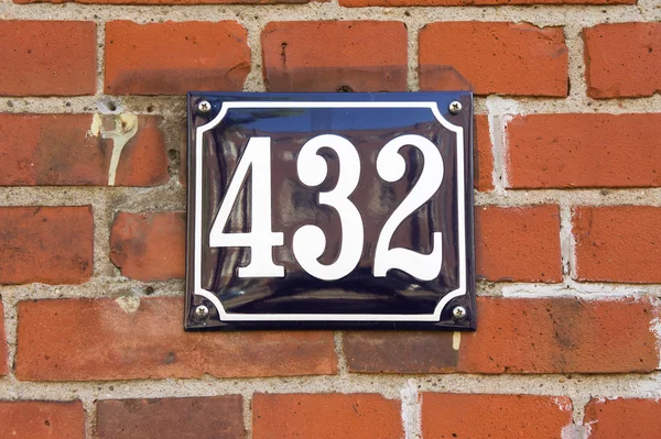 House number  432 — Stock Photo, Image