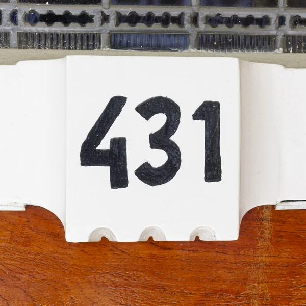 House number  431 — Stock Photo, Image