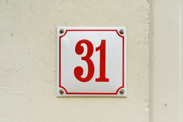 ハウス番号 31 — ストック写真