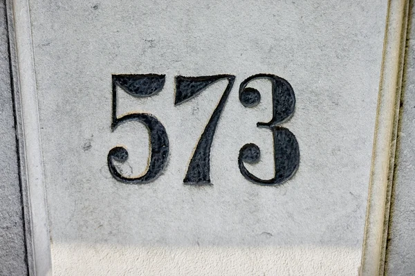 House number 573 — Stock Photo, Image