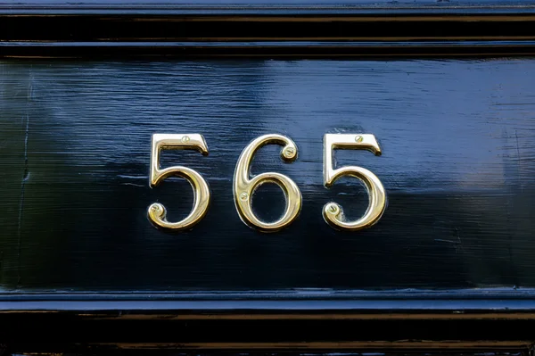 Numer domu 565 Obraz Stockowy
