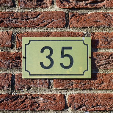 ev numarası 35