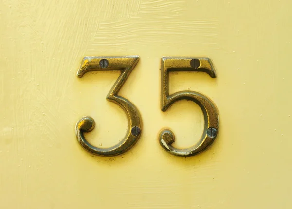 Numero civico 35 — Foto Stock