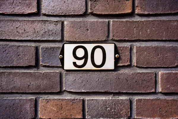 House number 90 — Stock Photo, Image