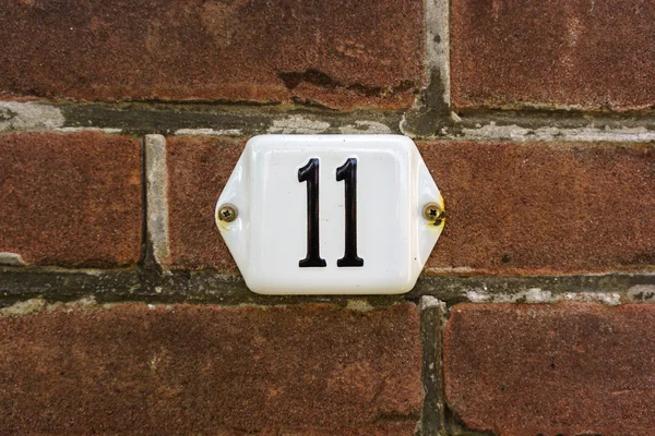Ev numarası 11 — Stok fotoğraf
