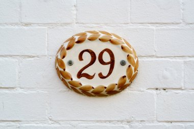 House number 29 clipart