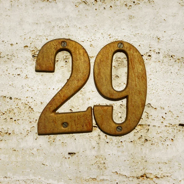 Ev numarası 29 — Stok fotoğraf