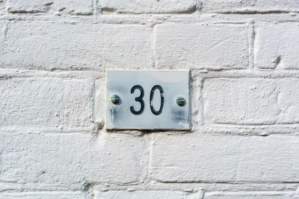 Ev numarası 30 — Stok fotoğraf