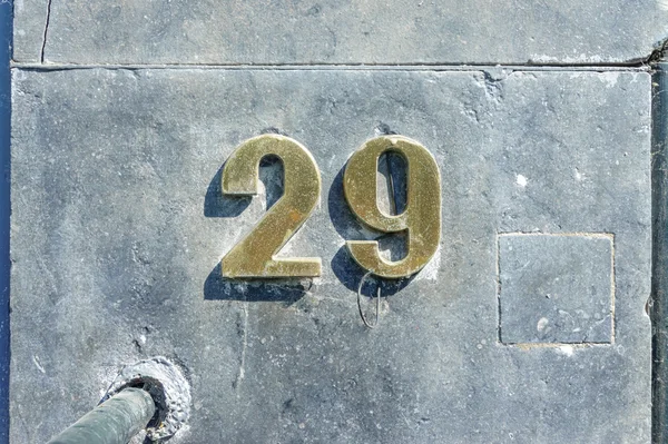 Numer domu 29 Zdjęcie Stockowe