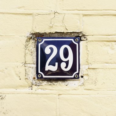 House number 29 clipart