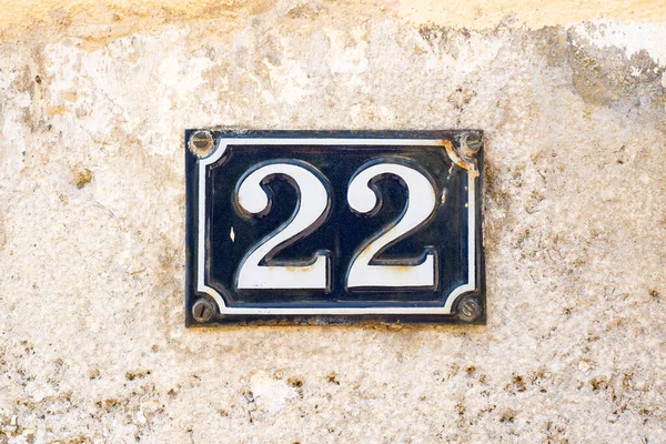 家屋番号22番 22番 — ストック写真