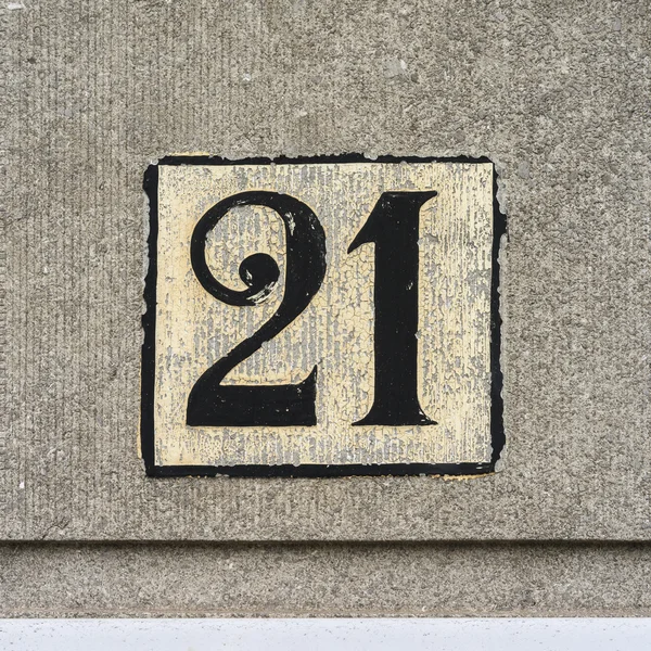 Nomor 21 — Stok Foto