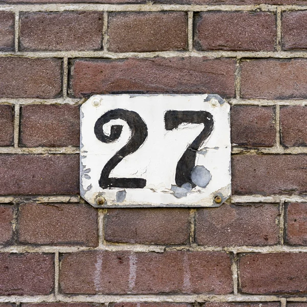 Número 27 — Fotografia de Stock