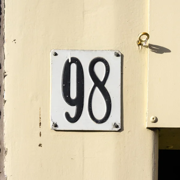 Número 98 — Fotografia de Stock