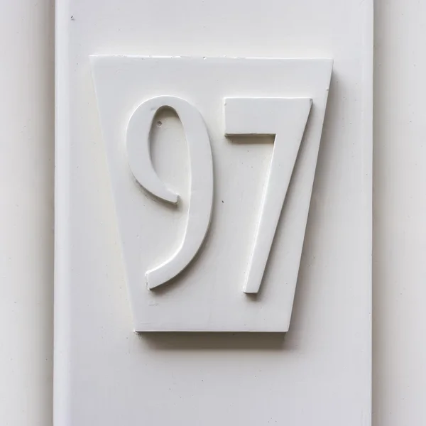 House number  97 — Stock Photo, Image