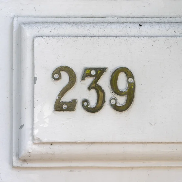 House number 239 — Stock Photo, Image