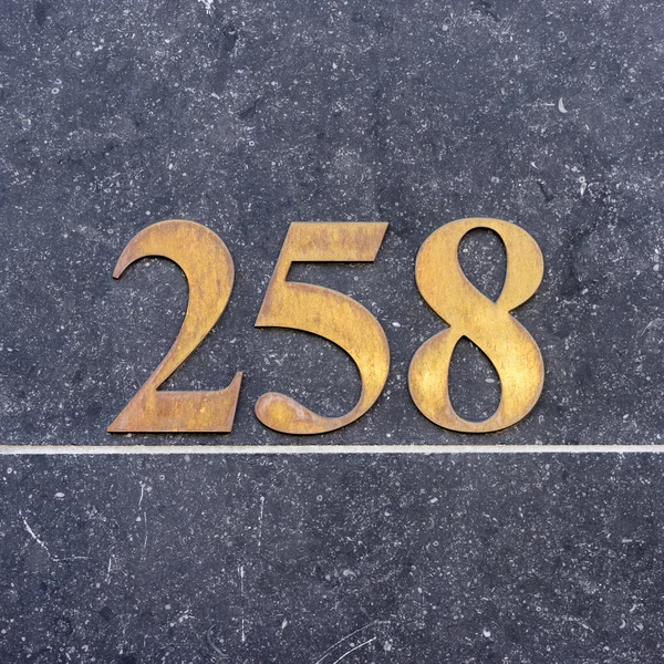 Huisnummer 258 — Stockfoto