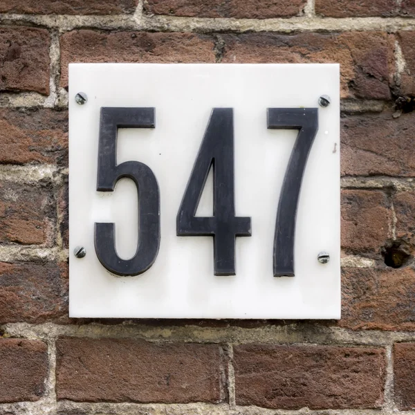 House number  547 — Stock Photo, Image