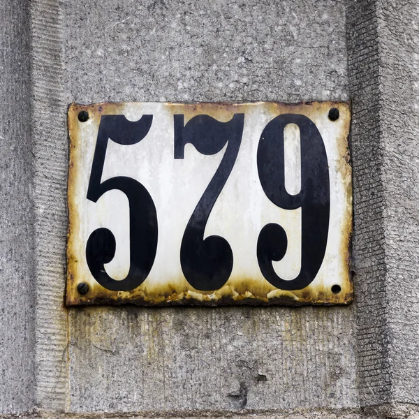 Numer domu 579 — Zdjęcie stockowe