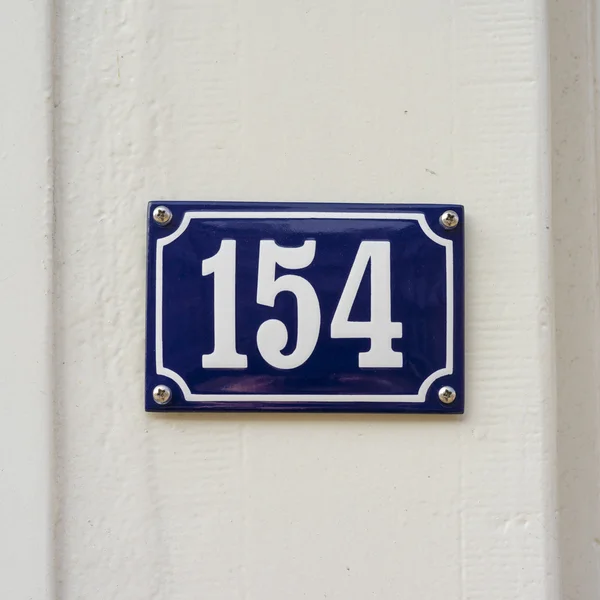 House number 154 — Stock Photo, Image