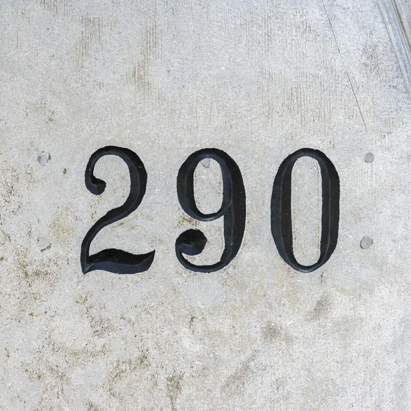 House number 290 — Stock Photo, Image