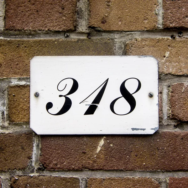 House number 318 — Stock Photo, Image