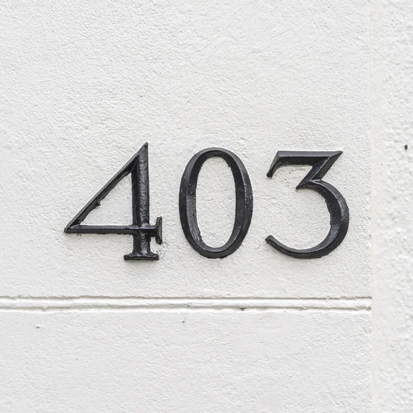 House number 403 — Stock Photo, Image