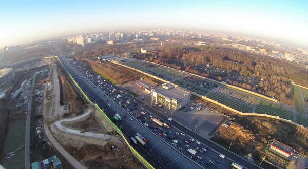 Autostrady w Moskwie — Zdjęcie stockowe
