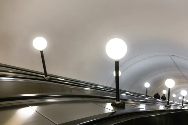 Yürüyen merdiven Moskova metrosu — Stok fotoğraf