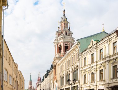 Moskova, Rusya Nikolskaya sokak görünümü