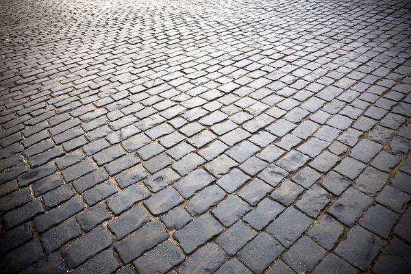 Paving stone street in Moscow — Stock Photo, Image