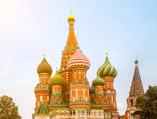 Basilikum-Kathedrale in Moskau — Stockfoto