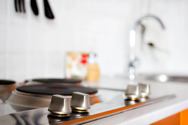 Close-up of modern electric cooker — Stock Photo, Image