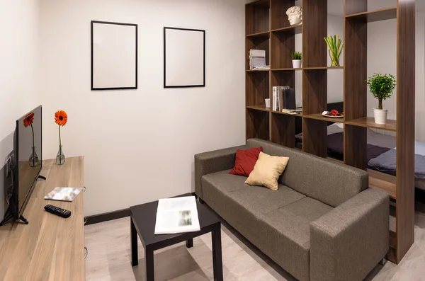 Muebles modernos en sala de estar — Foto de Stock