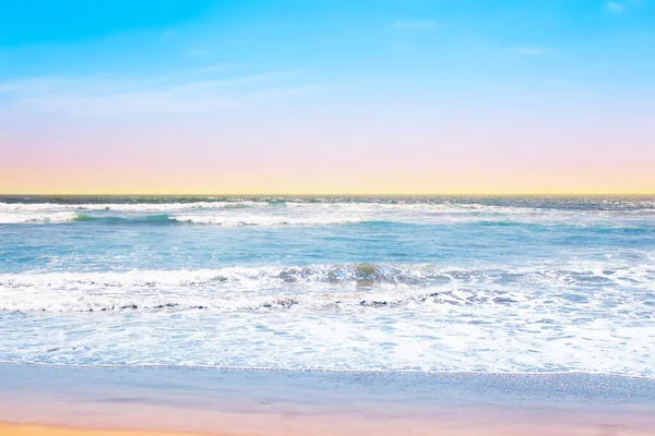 Beautiful Waves Pacific Ocean Serena Chile Stock Photo