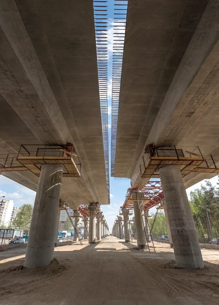 Construção de viaduto — Stok fotoğraf