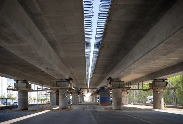 高架道路建設 — Stockfoto