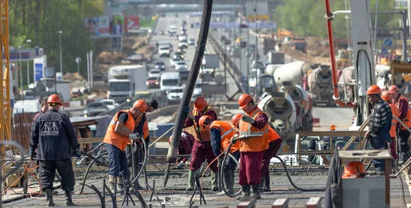 Straßenbauarbeiten — Stockfoto