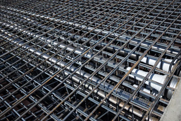 Ferro-concrete reinforcement — Stock Photo, Image