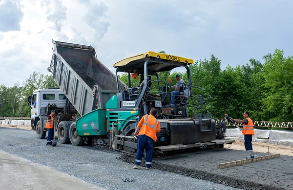 Weg in aanbouw — Stockfoto