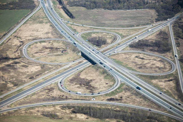 Transportskjæringspunkt – stockfoto